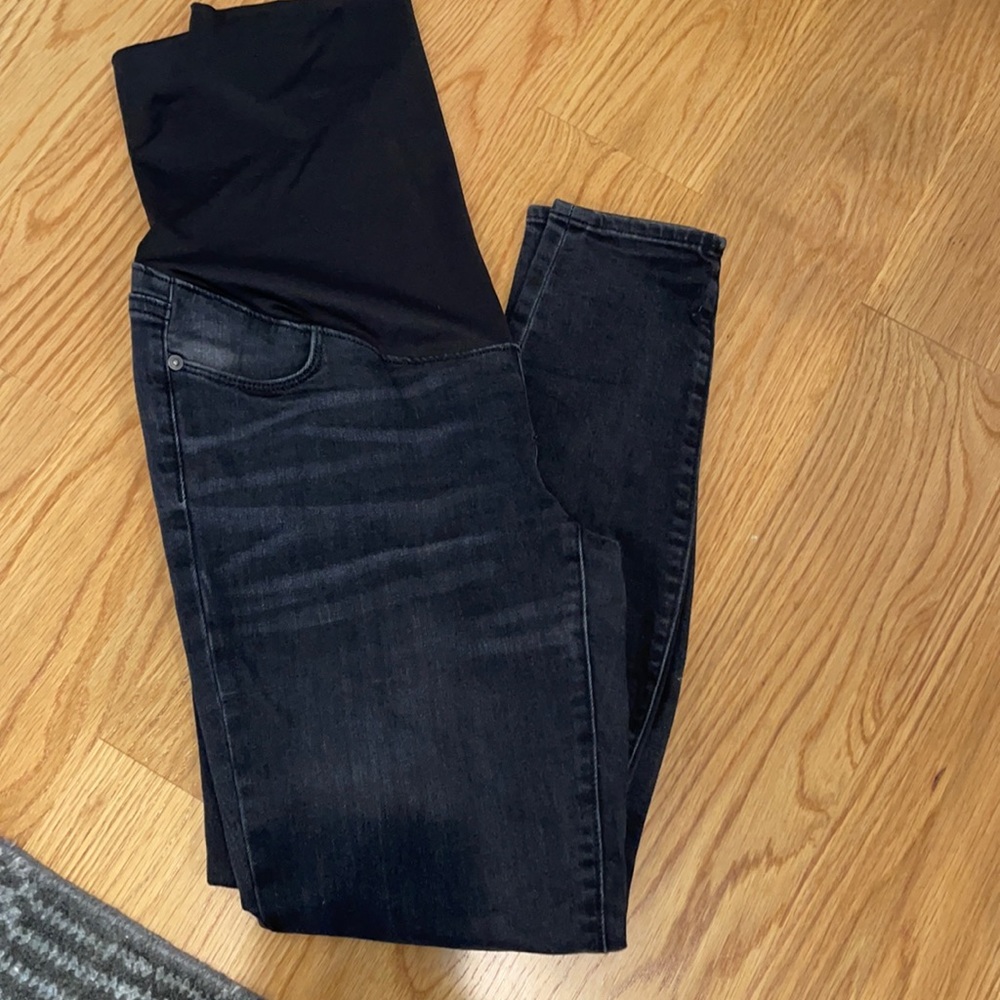 Loft maternity black jeans size 4